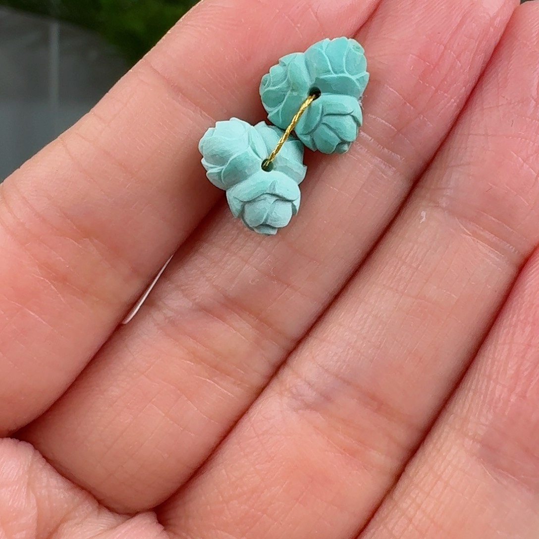 绿松石珠宝奇石未镶嵌