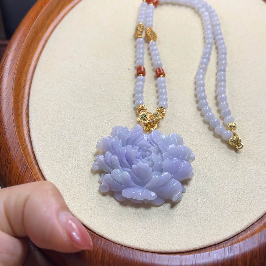 翡翠未镶嵌颈饰天然翡翠