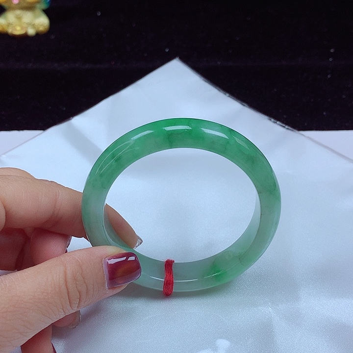 未镶嵌手镯翡翠圈口55