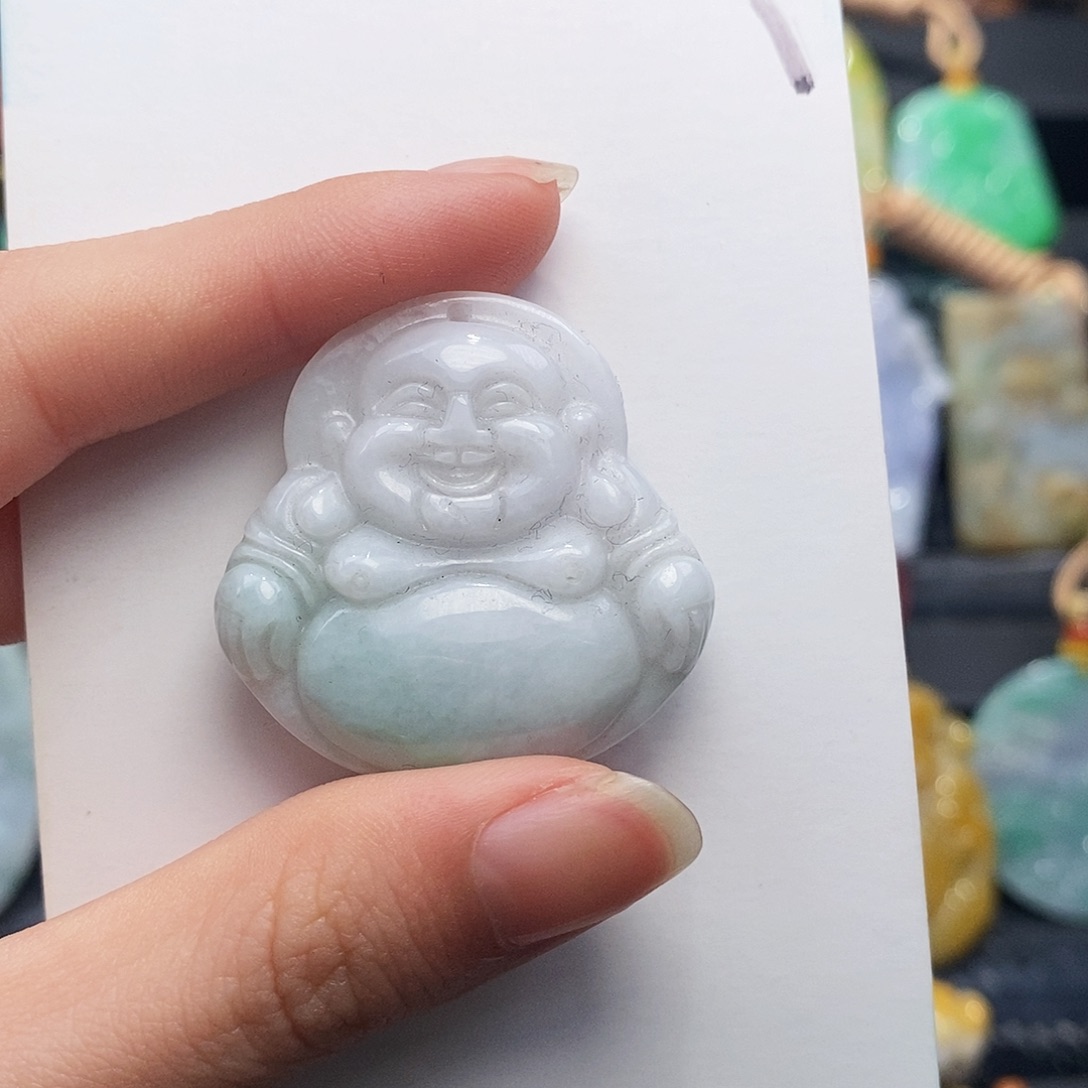 翡翠颈饰未镶嵌翡翠A货一物一证