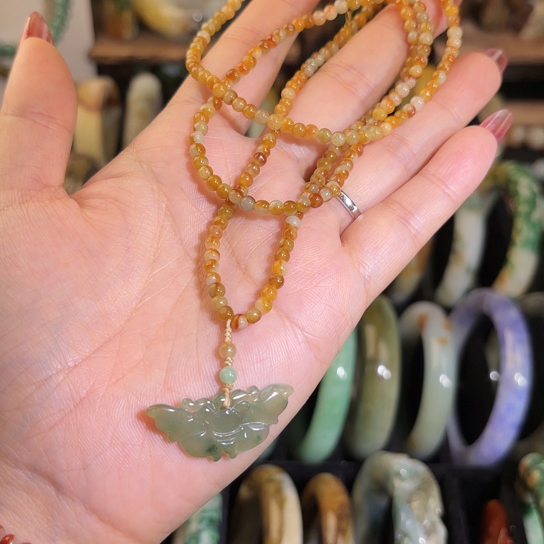 翡翠手链未镶嵌一整套