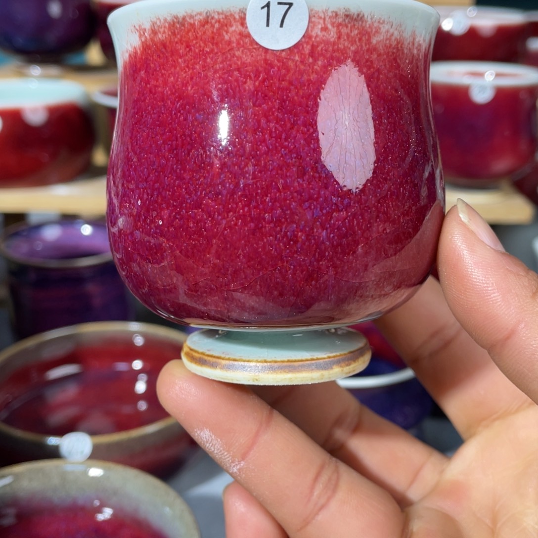 瓷片纯手工制作……微微瑕