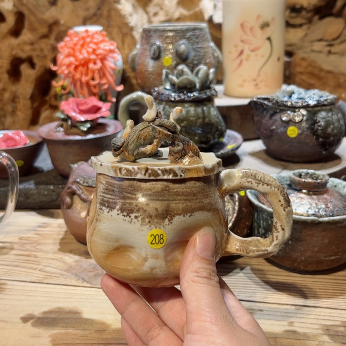 【闪购商品】柴烧茶具手工茶杯208