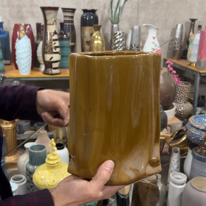 瓶高度23厘米口径13厘米微瑕捡漏干裂针眼