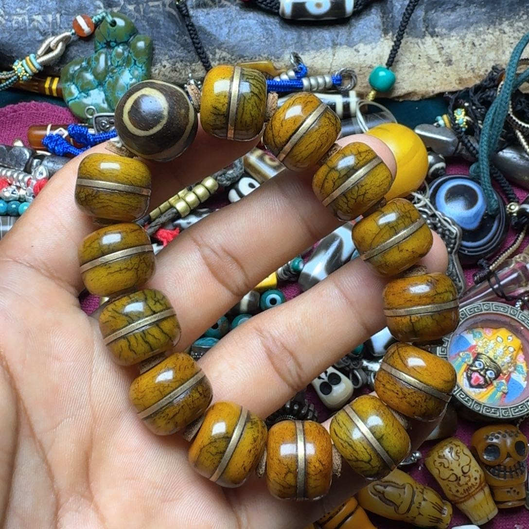 金刚菩提手串牦牛骨46