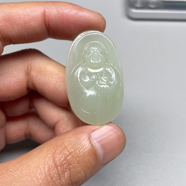 和田玉吊坠(不含链)未镶嵌萌**兮