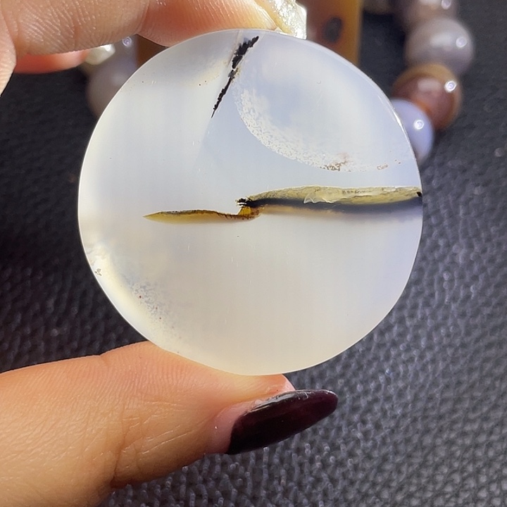 清***情玛瑙/玉髓未镶嵌颈饰