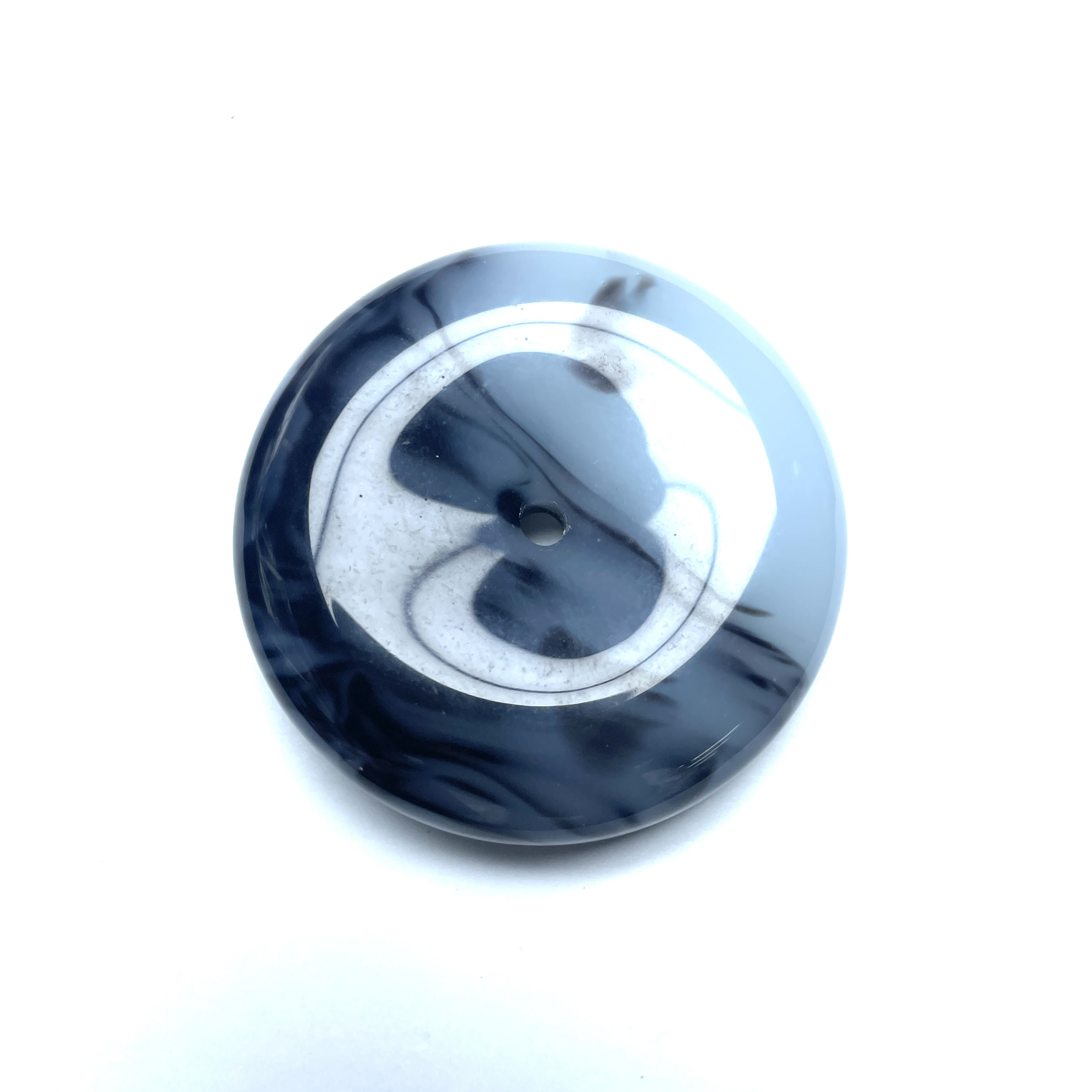 B58号-水墨色大平安扣吊坠