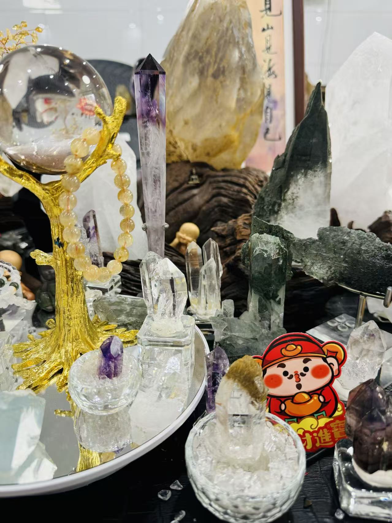 思迦的水晶原石摆件爱拍这里