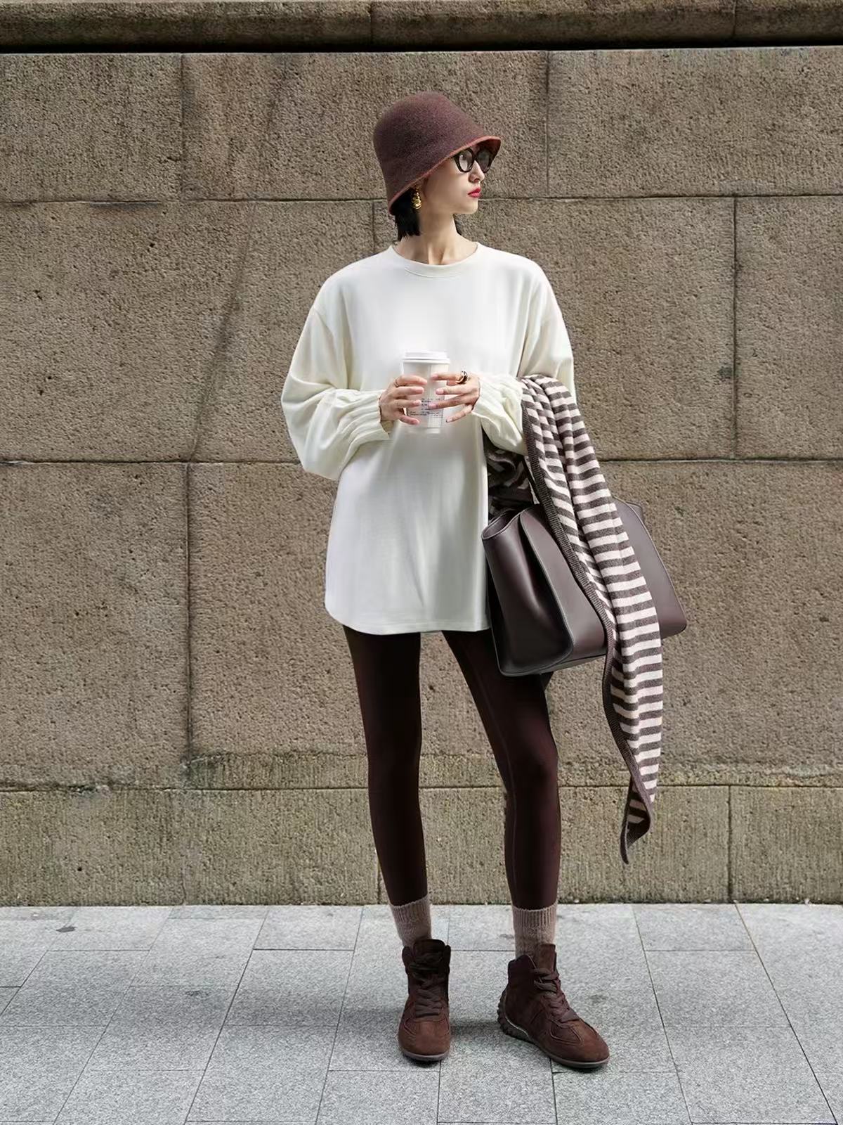 2025秋冬新品磨毛加厚T恤打底衫