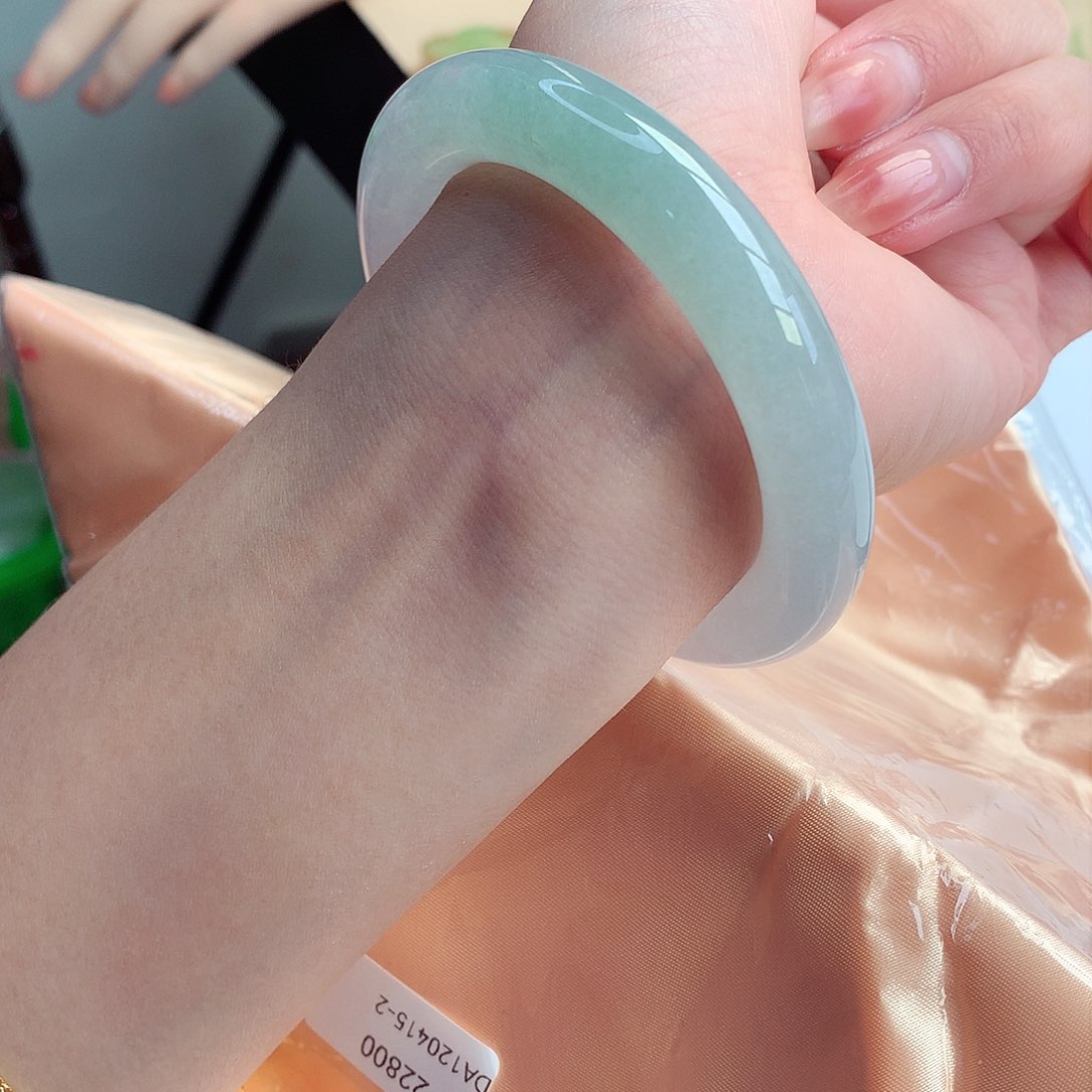 翡翠手镯未镶嵌天然A货翡翠54/55