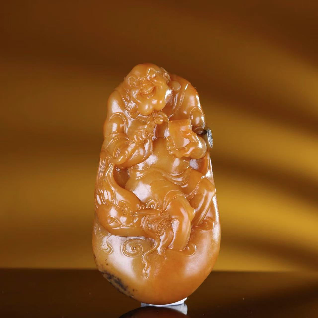 YJPM-00217精品和田玉手把件