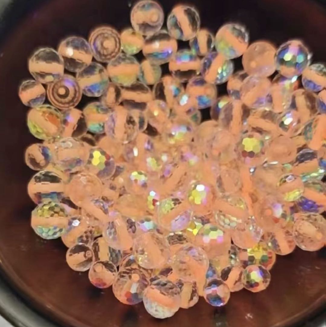 指尖陀螺专用珠子6--8毫米AB切面珠