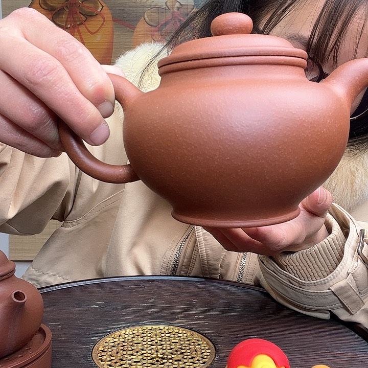 紫砂茶杯原矿紫砂杯
