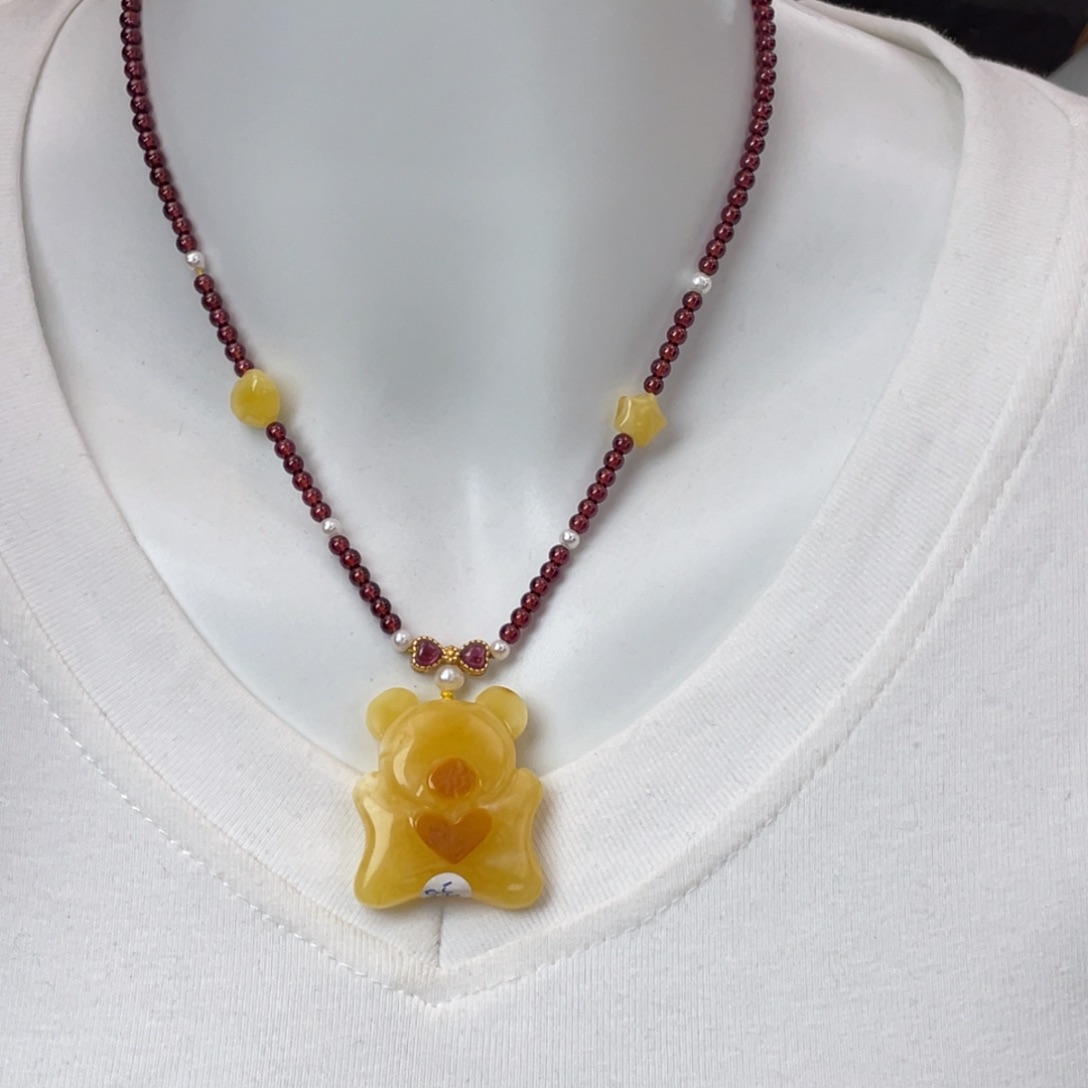 琥珀裸石未镶嵌蜜蜡