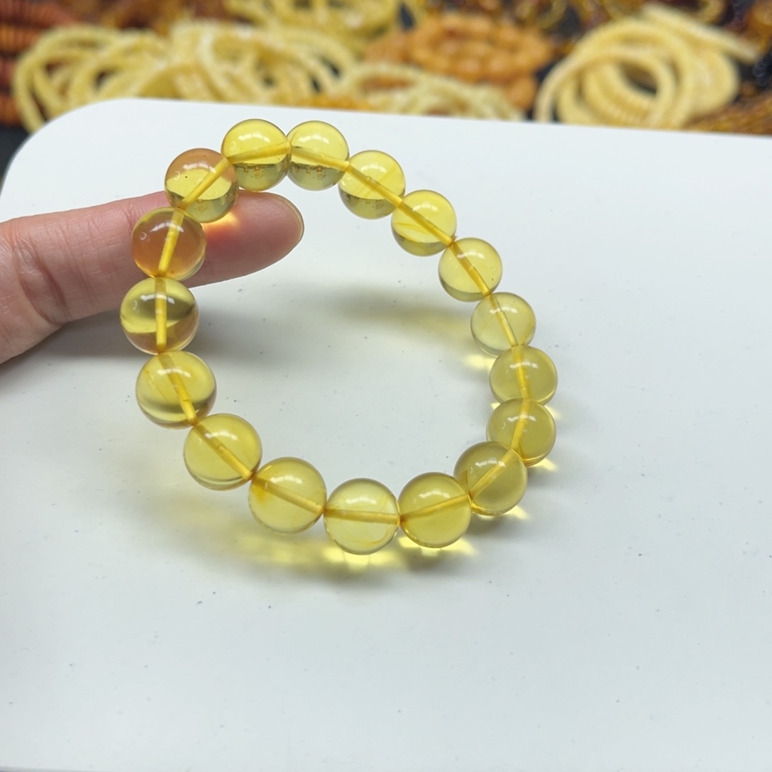 琥珀未镶嵌手串琥珀手串