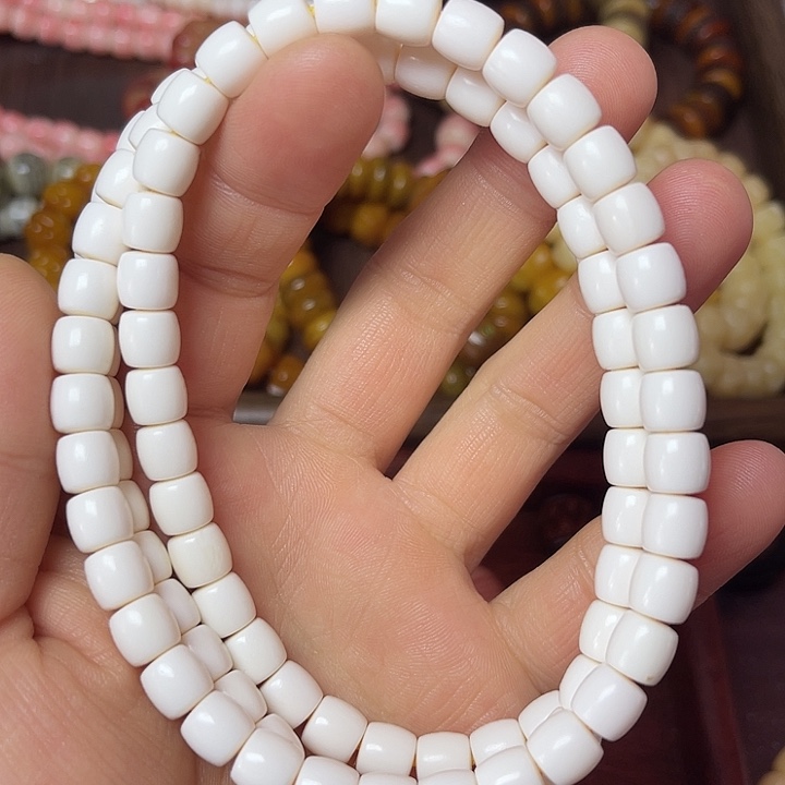 A***o驼骨手串/手链卡8直切108鹿骨