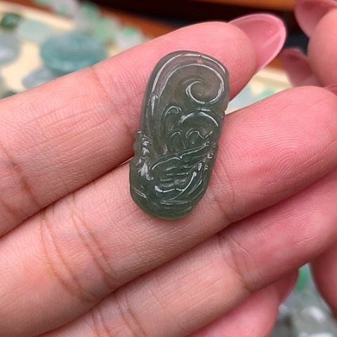 翡翠吊坠(不含链)未镶嵌