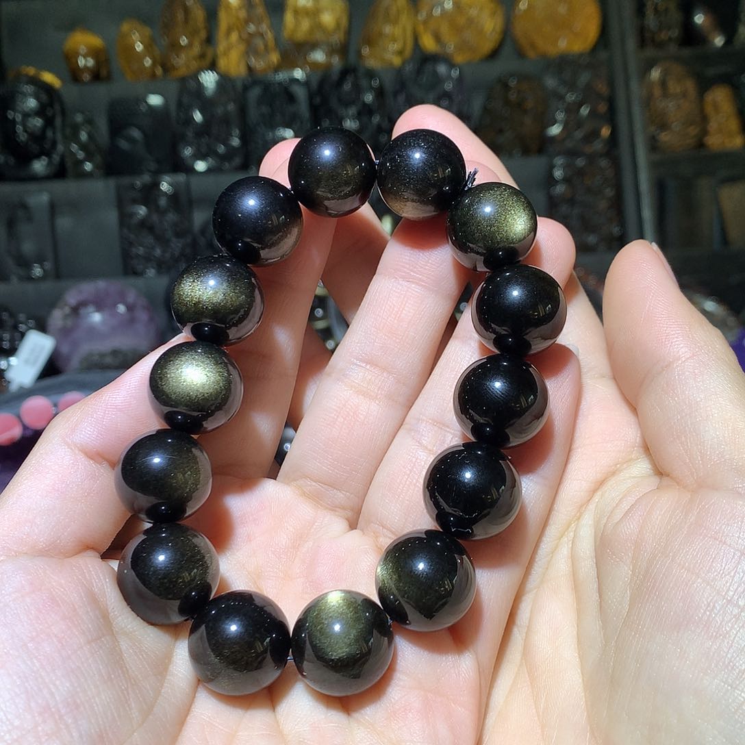 黑曜岩手链未镶嵌M****?