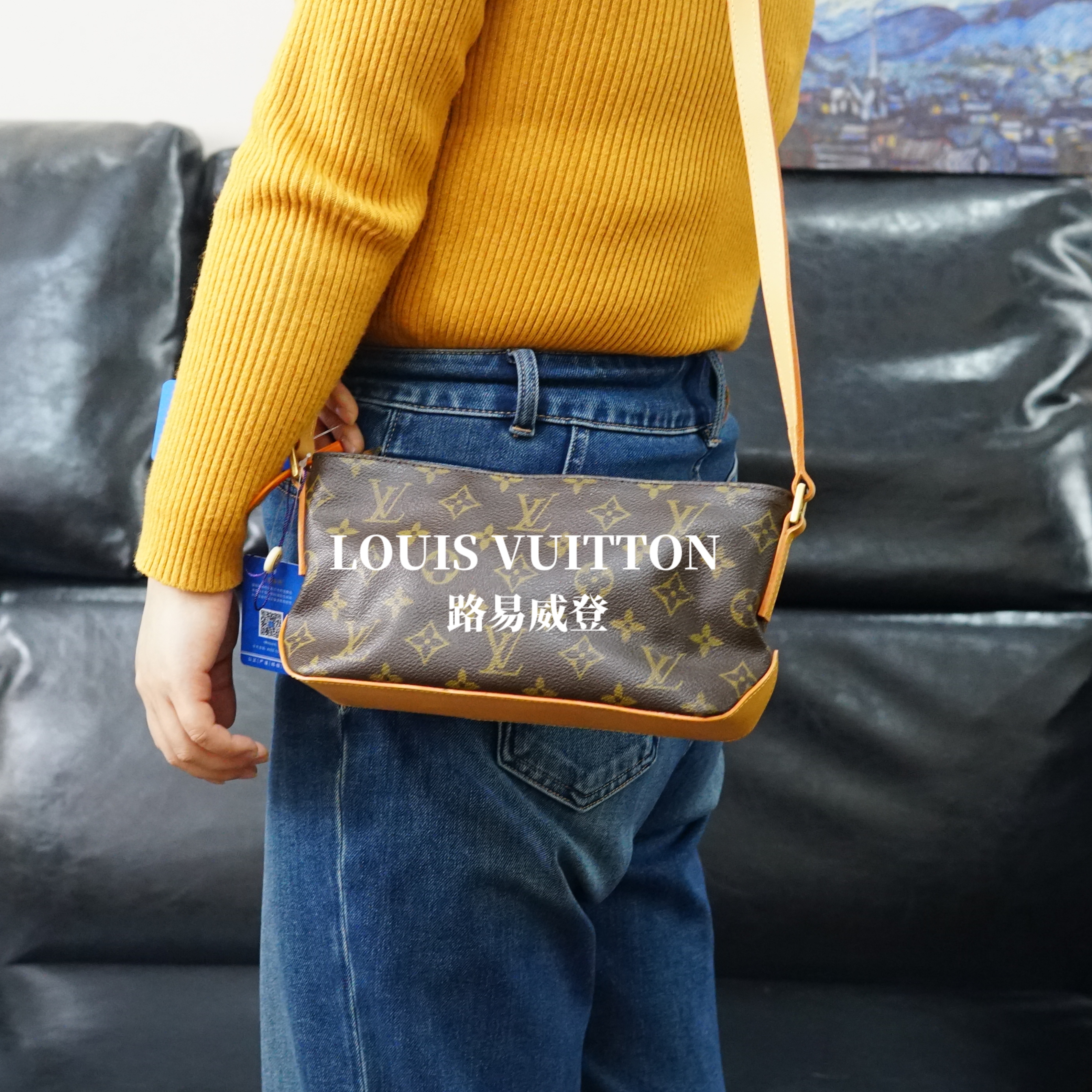 95新 LouisVuitton/路易威登 LV/老花小船包/JJ12126112/6112