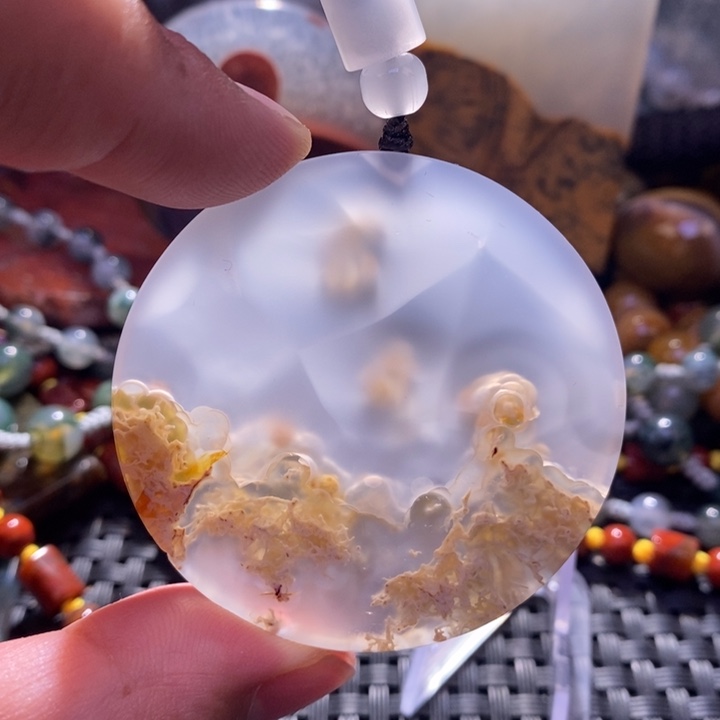 【闪购商品】玛瑙/玉髓颈饰未镶嵌玉***胖