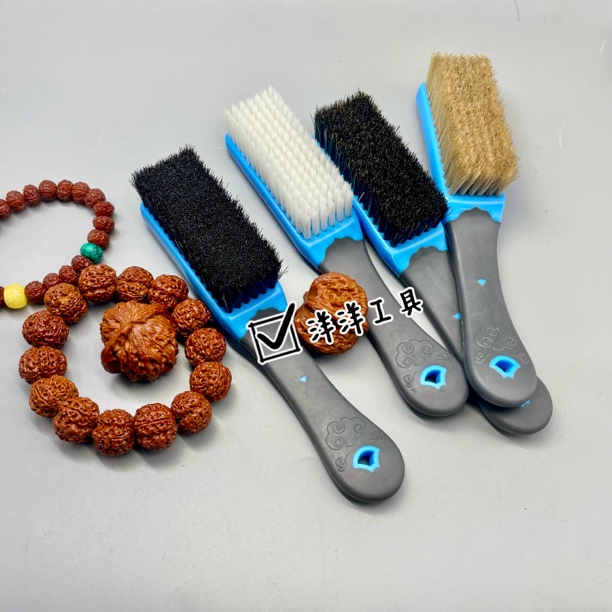 硬纳米文玩刷大祥云纳米猪鬃刷用于打底抛光清灰文玩清理上色工具
