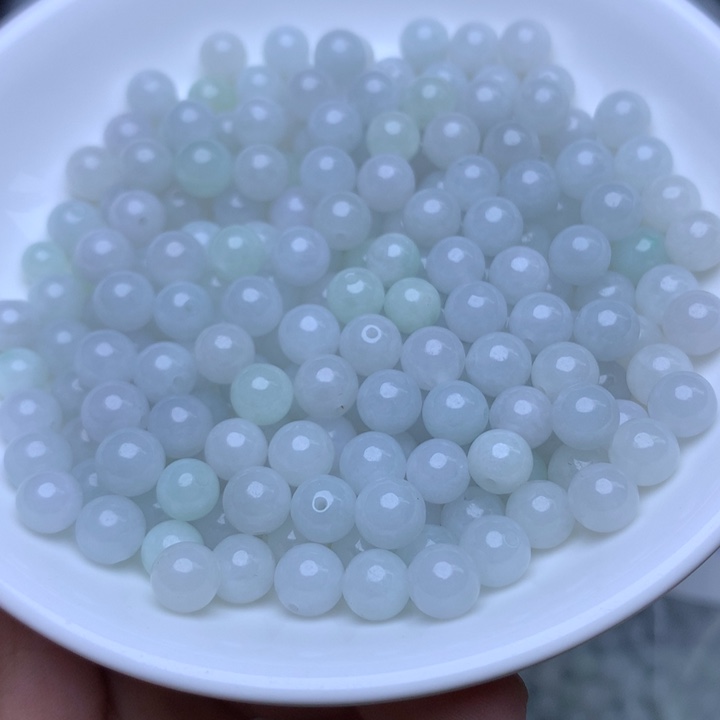 散珠翡翠卡6.3冰绿白30个单圈