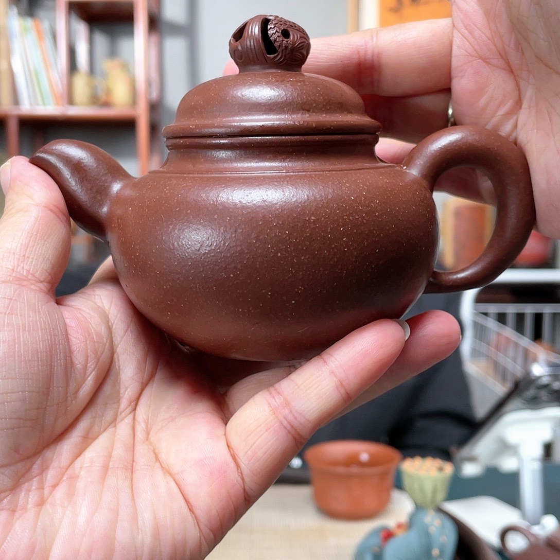 茶壶紫泥铁红泥龙珠