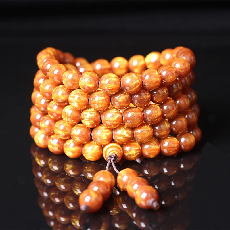 非金属木质手链 C0204金丝海柳多圈手串(无礼盒)