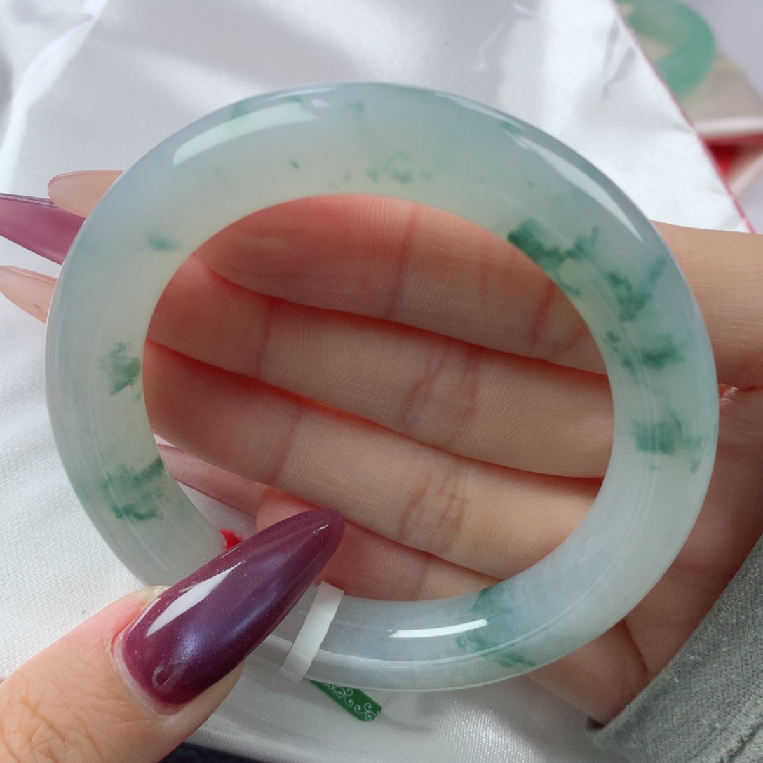 未镶嵌手镯翡翠缅甸天然翡翠A货53