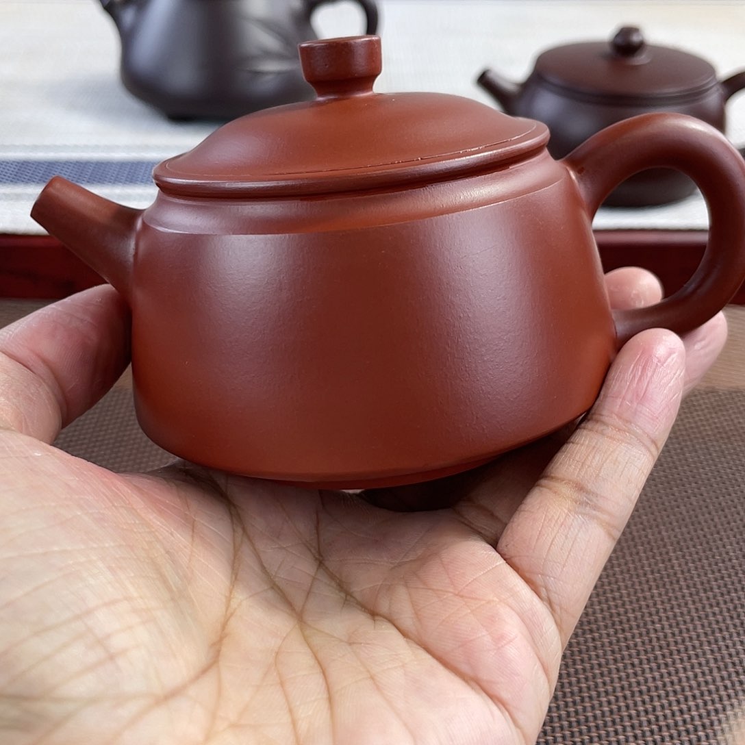 朱泥壶原矿朱泥金钟器型