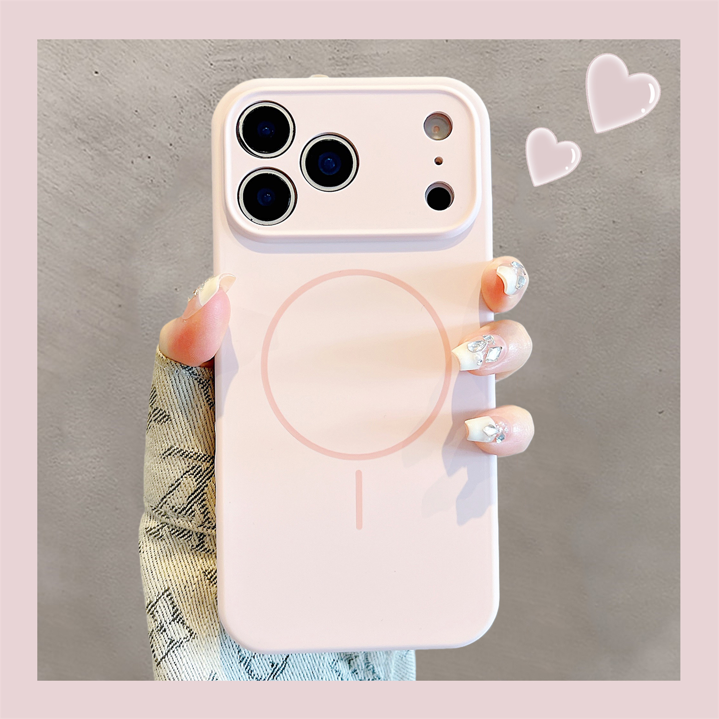 适用苹果17promax手机壳新款细圈磁吸液态硅胶iPhone16promax简约