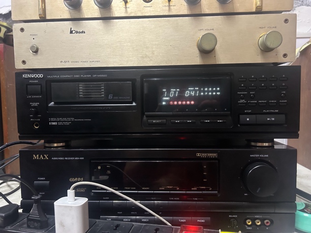 健伍DP-M5520六碟CD机，包邮售出不退不换