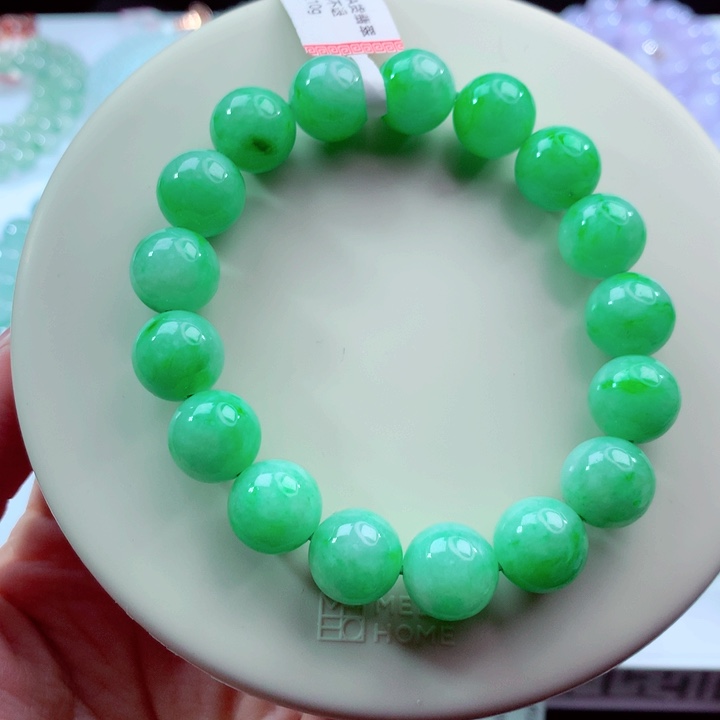 翡翠未镶嵌手链卡12