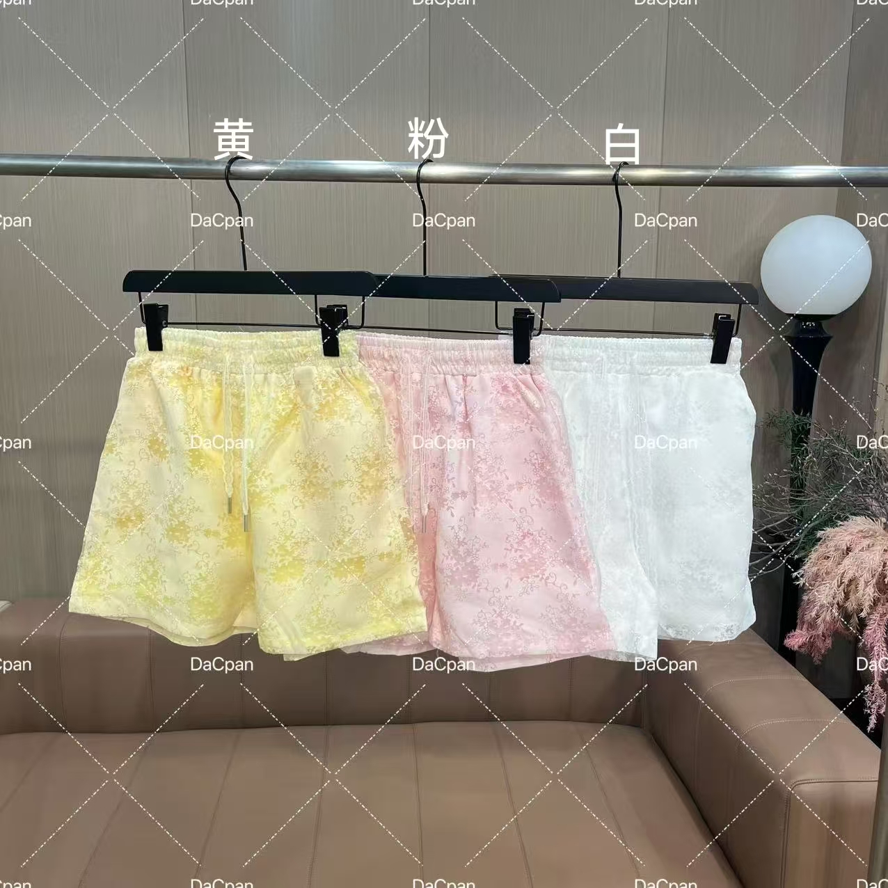 DACPAN-“珠珠奶茶”精致提花短裤  2025/盼·YP208