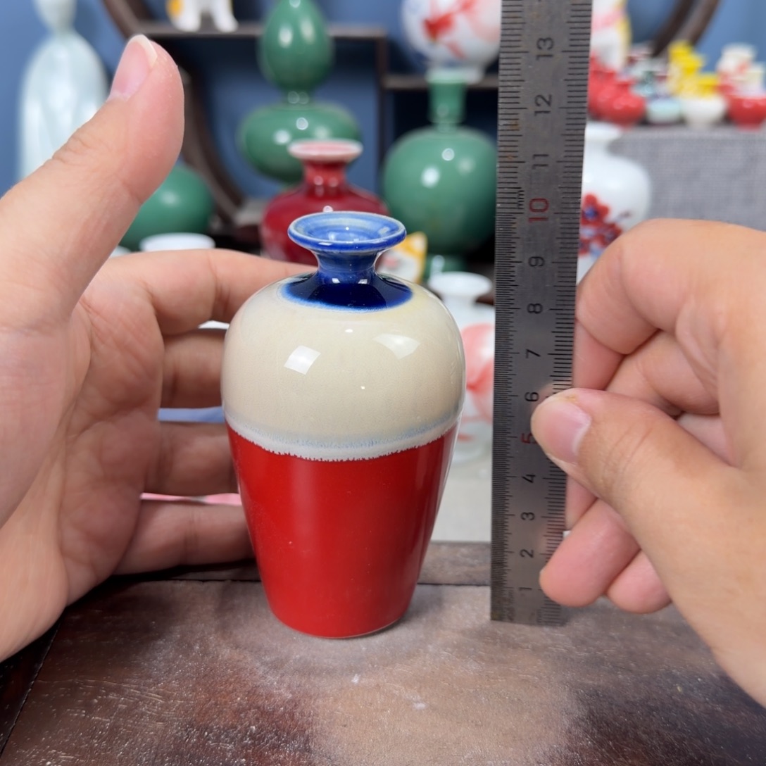 陶瓷手工小花器摆件