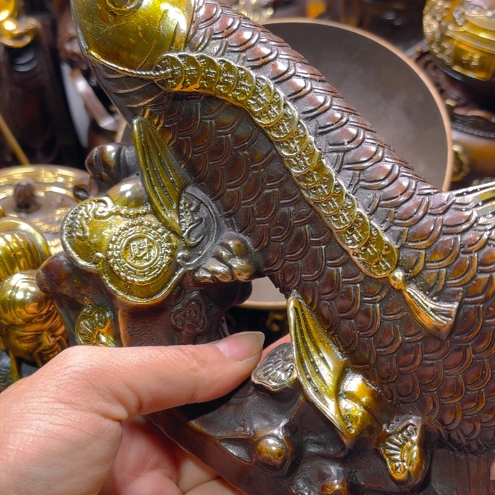 铜器摆件收收藏藏