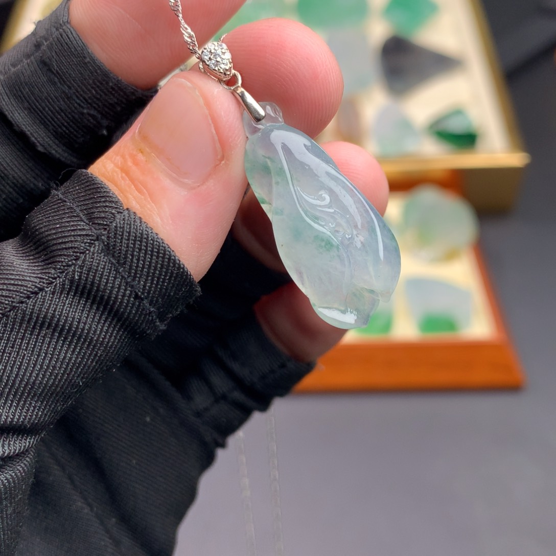 定制翡翠银S925镶嵌柠***n