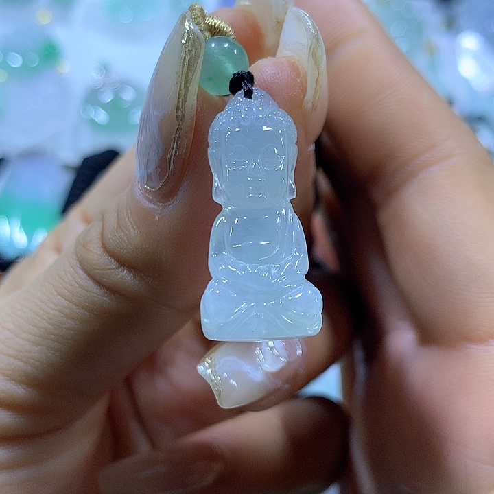 翡翠颈饰未镶嵌天然翡翠A货吊坠