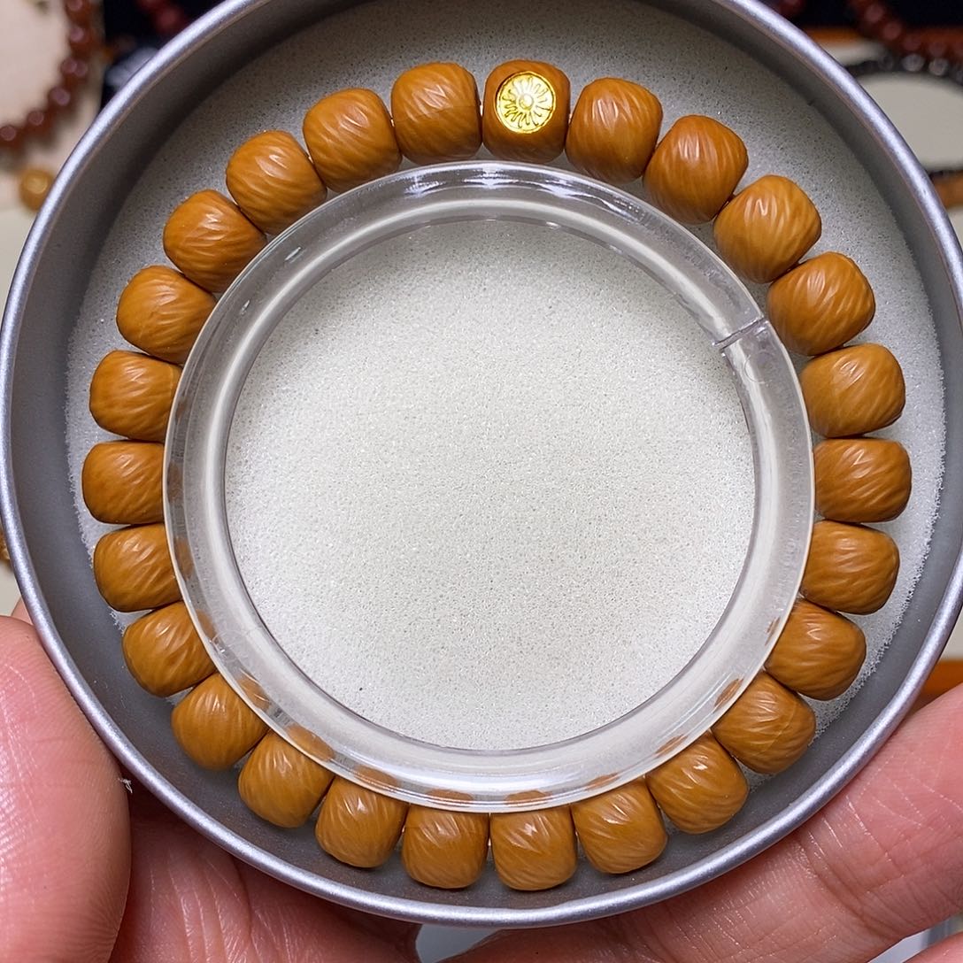 手串猴头核桃超小9+千刃云锦全品精工