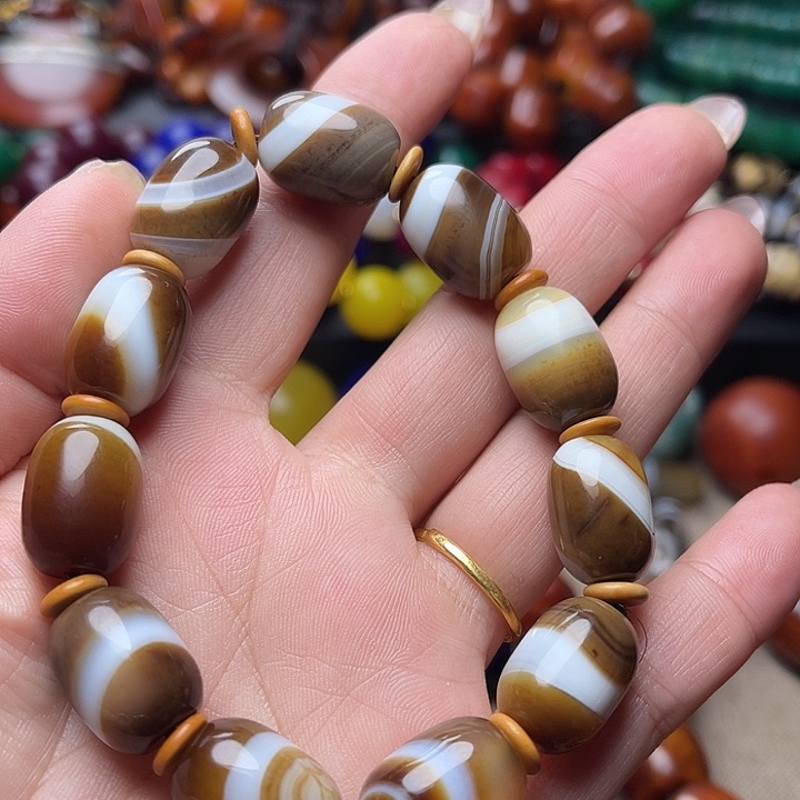 玛瑙/玉髓手链未镶嵌