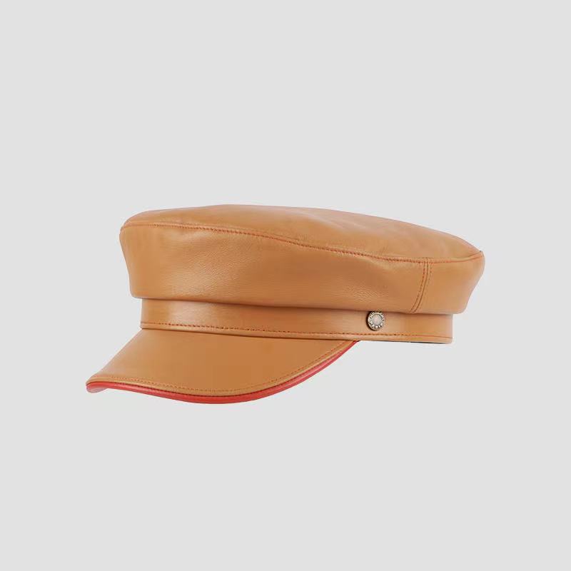 MOSSANT秋冬新品·经典款小羊皮工装帽