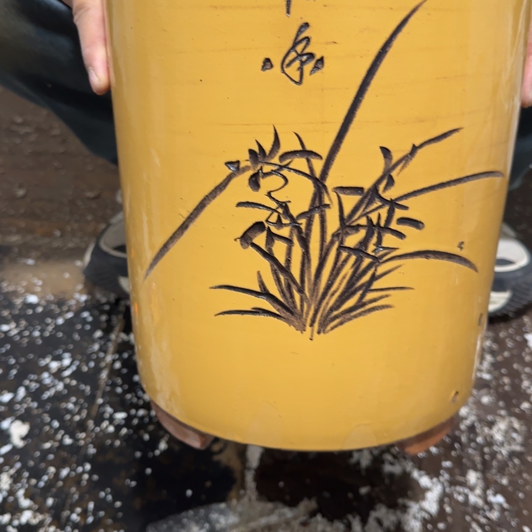 紫砂花盆口径17.22口径