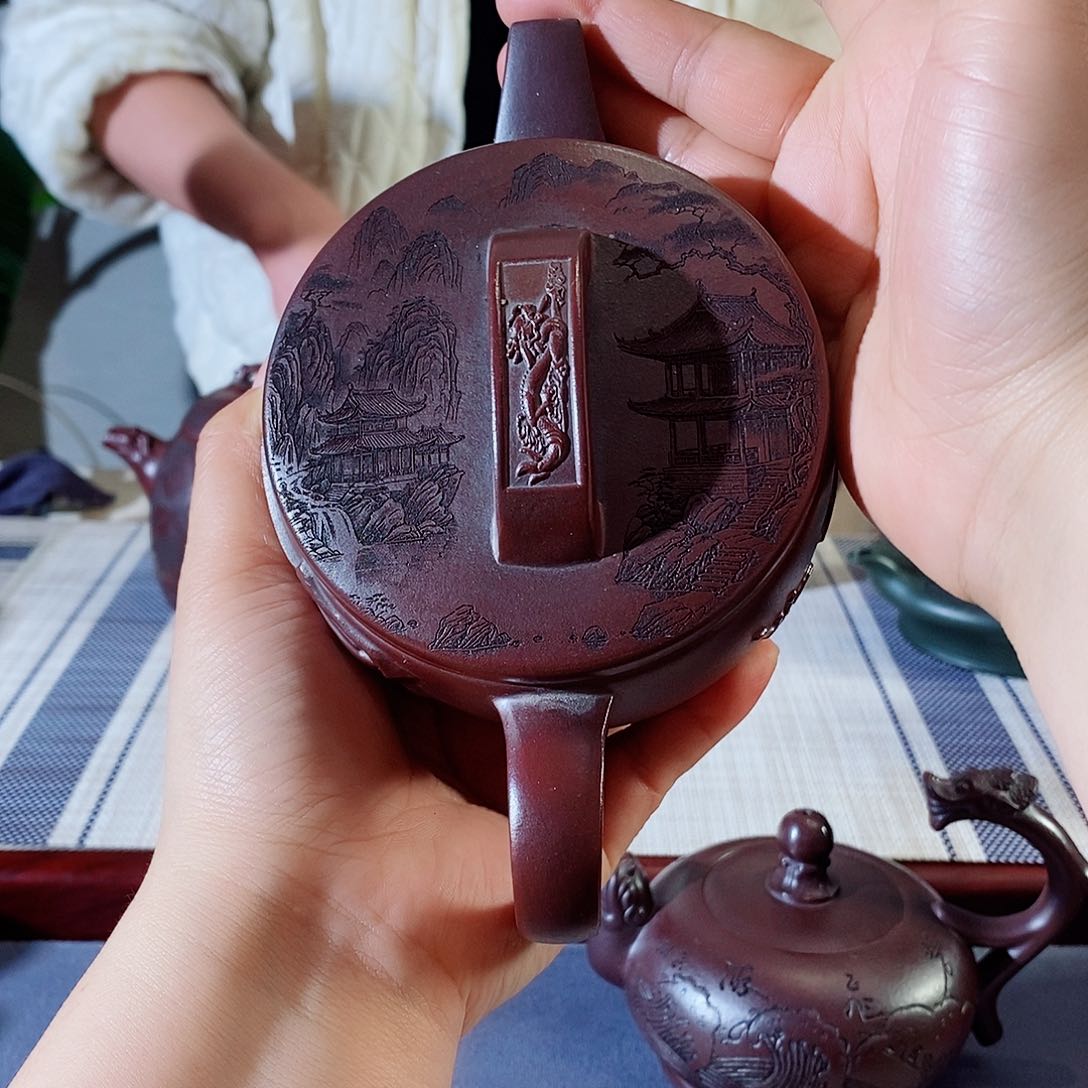 紫砂茶壶宜兴紫砂壶的人