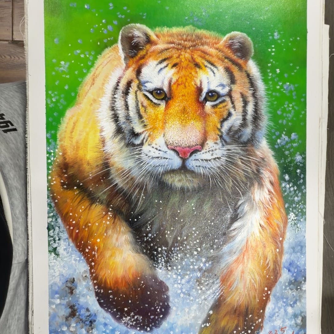 油画加油加油努力加油努力加油