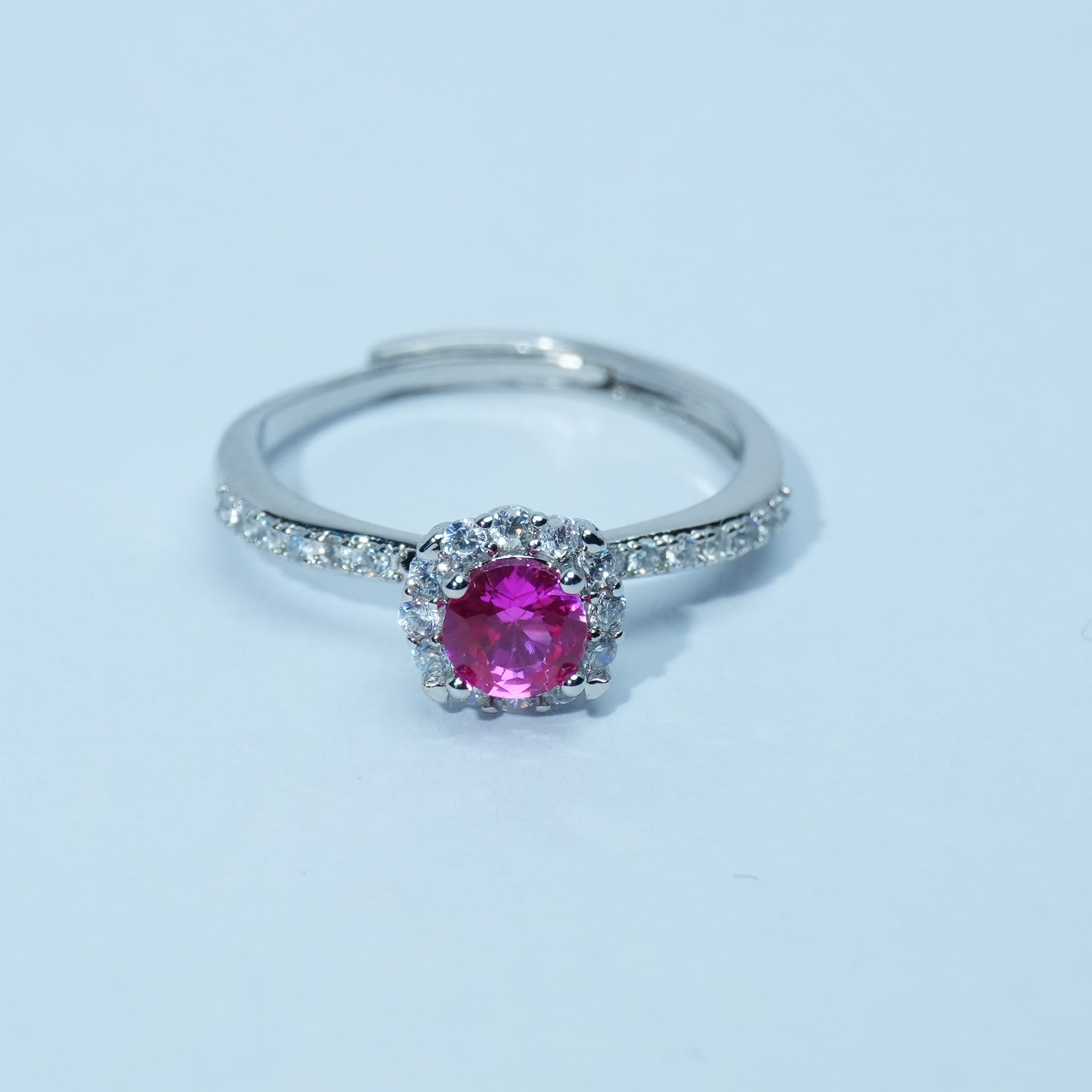 矿区高定-典藏轻奢-粉色蓝宝石-戒指-a060