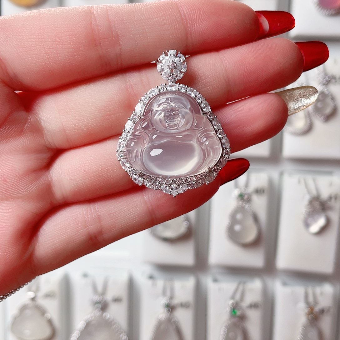 玛瑙/玉髓吊坠(赠链)银S925镶嵌