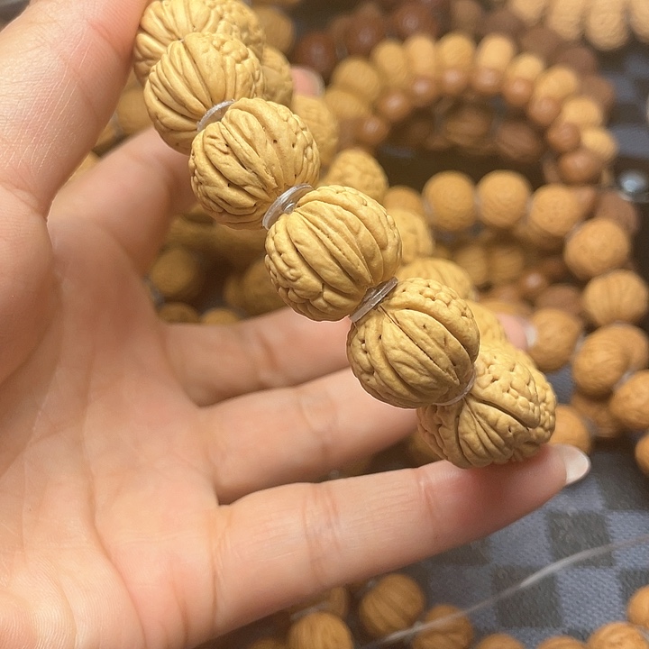 桃核手串核桃手串铁扇17➕