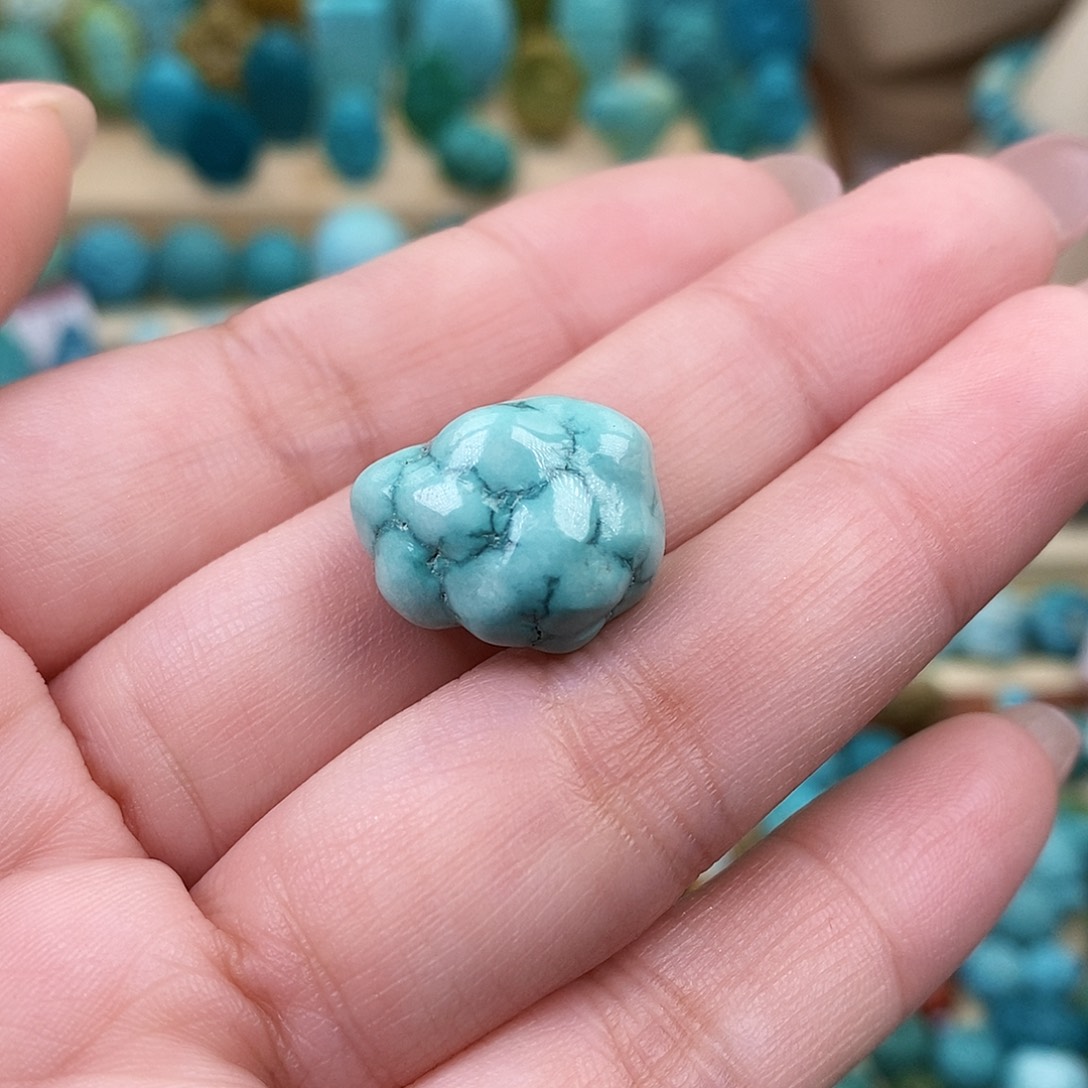 绿松石珠宝奇石未镶嵌