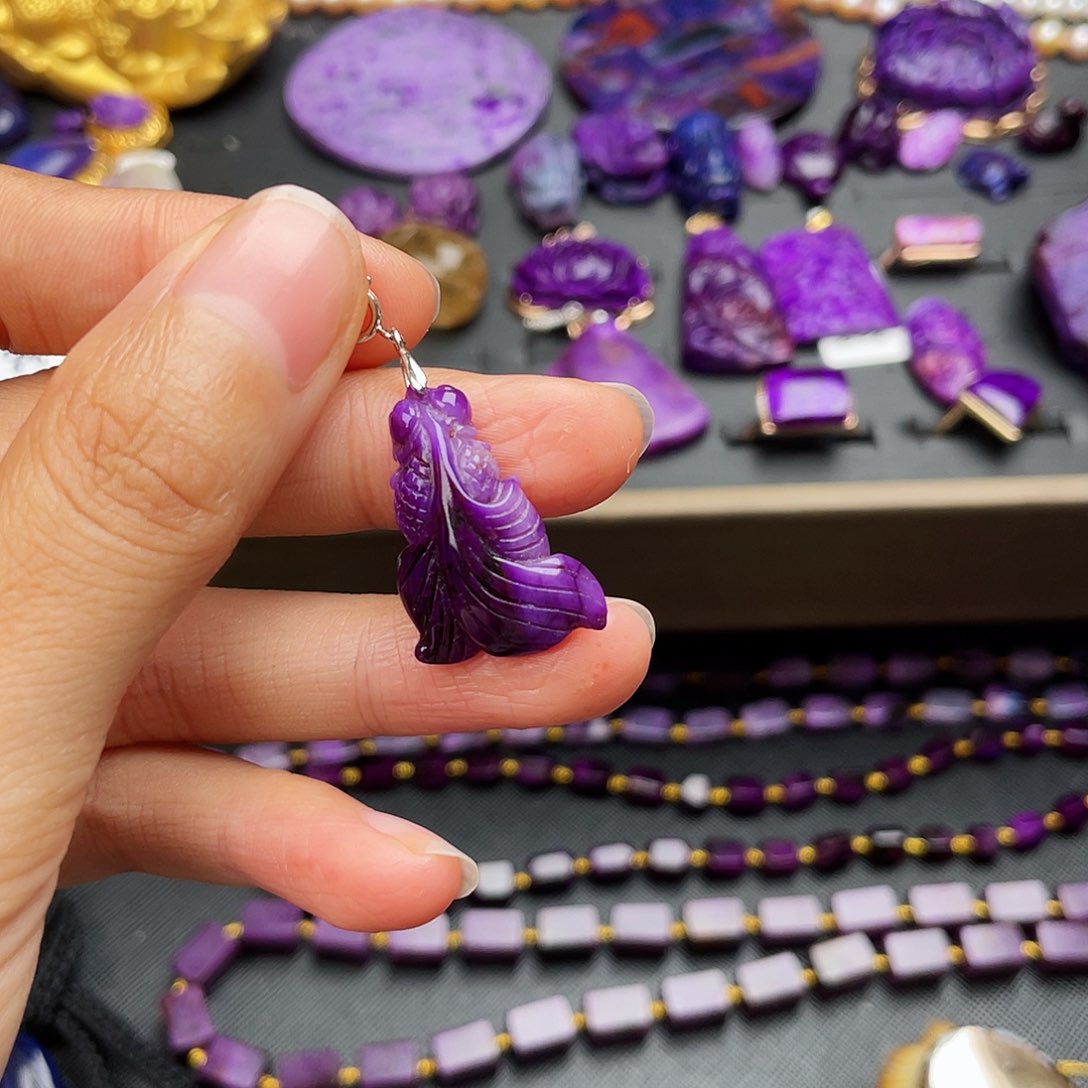 苏纪石（舒俱来）吊坠银S925镶嵌